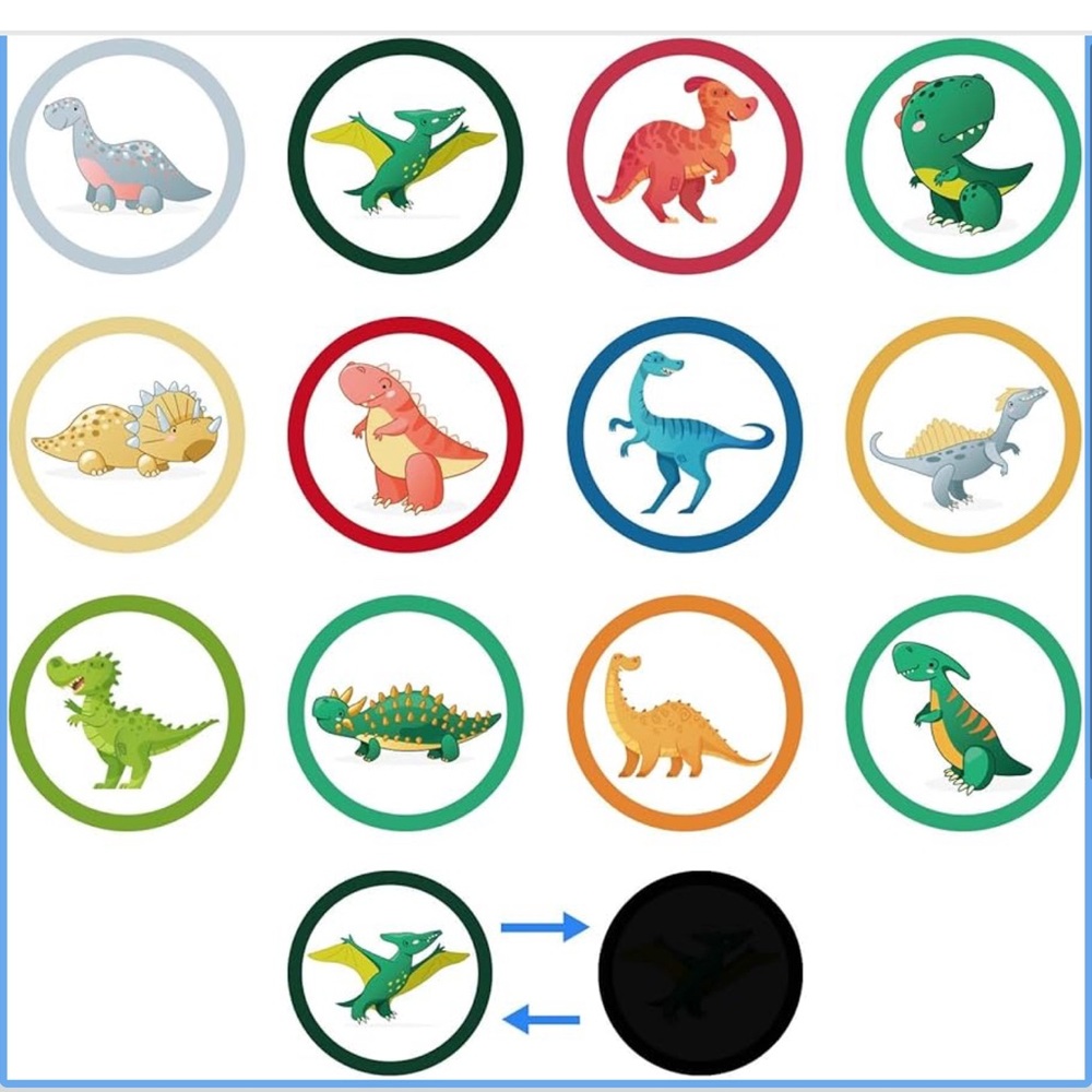 Magic Dinosaur Potty Training Stickers!